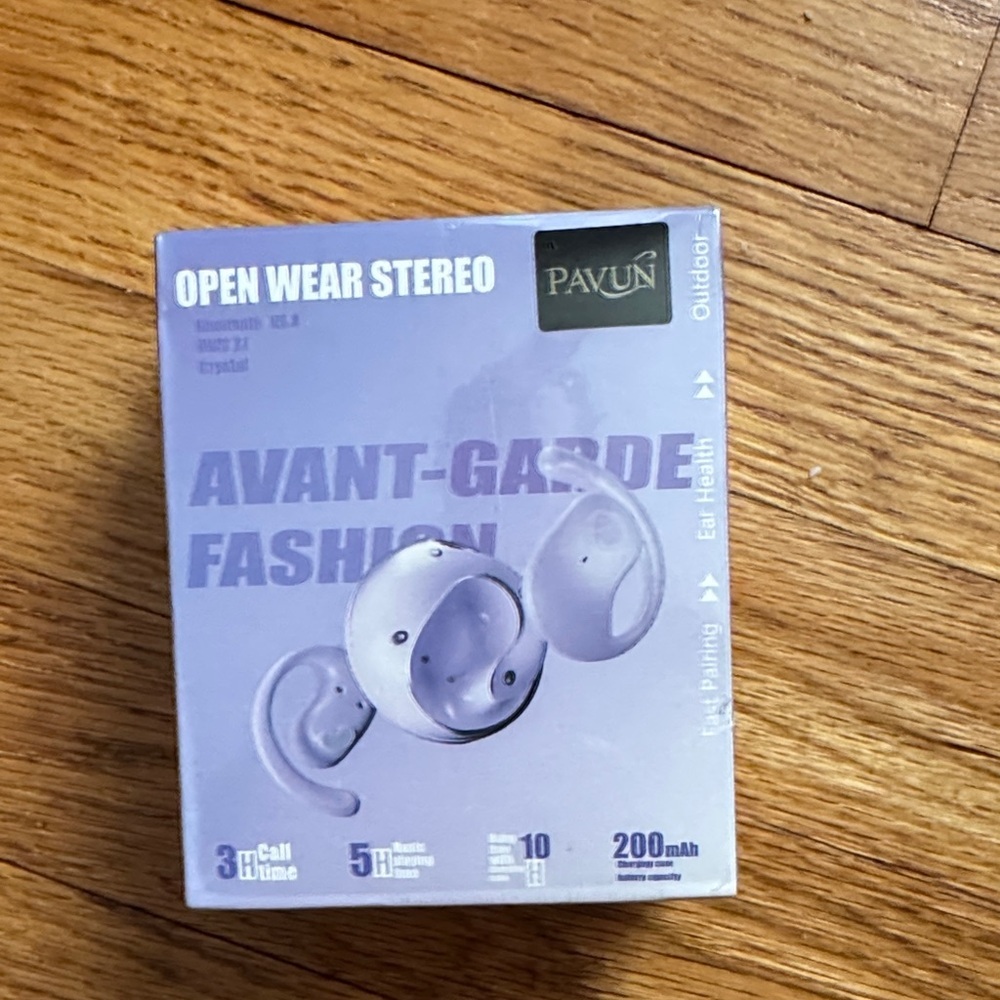 Open Wear Stereo Earbuds - White give over 200 languages to listen and learn.